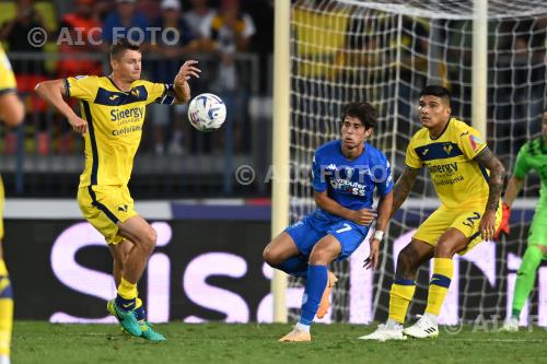 Hellas Verona Stiven Shpendi Empoli Bruno Amione Carlo Castellani match between    Empoli  0-1 Hellas Verona Empoli, Italy 