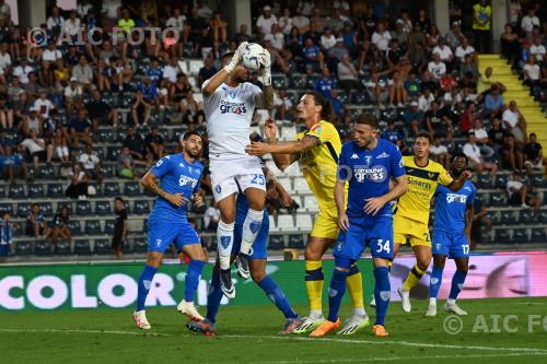 Empoli Milan Djuric Hellas Verona Ardian Ismajli Carlo Castellani match between    Empoli  0-1 Hellas Verona Empoli, Italy 