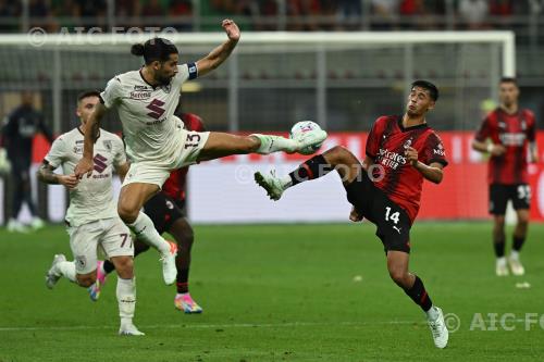 Torino Tijjani Reijnders Milan 2023 Milano, Italy 