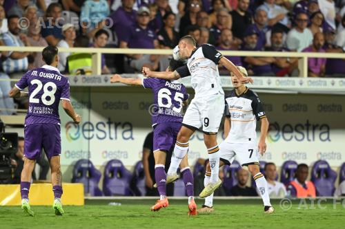 Lecce Fabiano Parisi Fiorentina Lucas Martinez Quarta Artemio Franchi match between Fiorentina 2-2  Lecce Firenze, Italy 