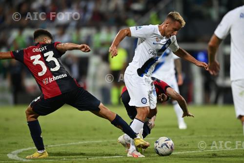 Cagliari Davide Frattesi Inter Nahitan Nandez Unipol Domus match between Cagliari 0-2 Inter Cagliari, Italy 