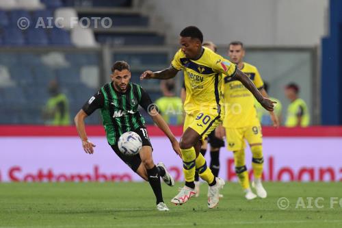 Hellas Verona Nedim Bajrami Sassuolo 2023 Reggio Emilia, Italy 