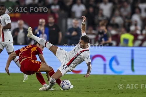 Roma Rade Krunic Milan 2023 Roma, Italy 