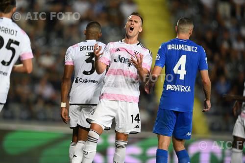 Juventus Sebastian Walukiewicz Empoli Gleison Bremer Carlo Castellani match between    Empoli  0-2 Juventus Empoli, Italy 