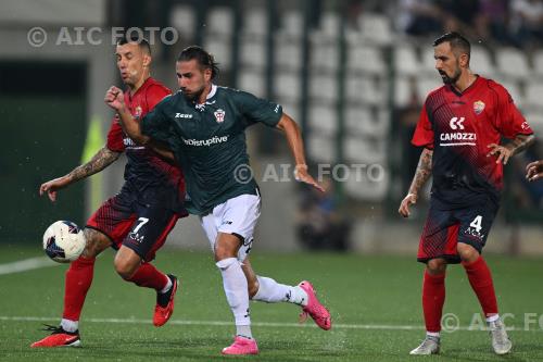 Lumezzane Alessio Nepi Pro Vercelli Alessandro Dalmazzi Silvio Piola match between Pro Vercelli 4-1 Lumezzane Vercelli, Italy 