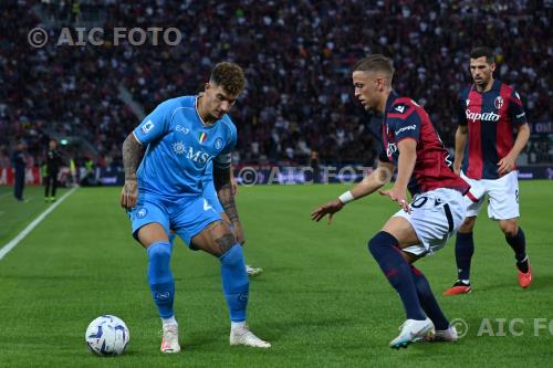 Napoli Jesper Karlsson Bologna Remo Freuler Renato Dall Ara match between Bologna 0-0 Napoli Bologna, Italy 