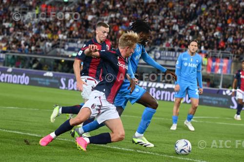 Napoli Victor Kristiansen Bologna Lewis Ferguson Renato Dall Ara match between Bologna 0-0 Napoli Bologna, Italy 
