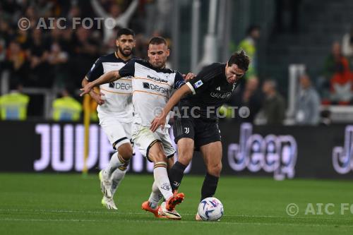 Juventus Alexis Blin Lecce Hamza Rafia Allianz match between  Juventus 1-0 Lecce Torino, Italy 