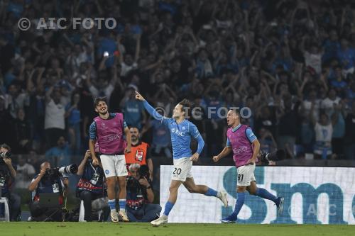 Napoli Giacomo Raspadori Napoli Elif Elmas Diego Armando Maradona match between Napoli 2-3 Real Madrid Napoli, Italy 