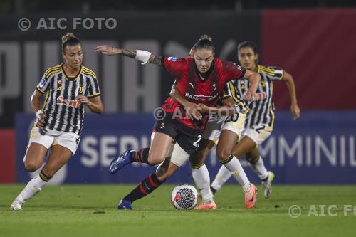 Milan Women Estelle Cascarino Juventus Women Arianna Caruso Puma House match between Milan Women 0-1 Juventus Women Milano, Italy 