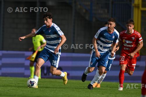 Pro Patria Lorenzo Saporetti Pro Patria Davide Bragantini Carlo Speroni match between Pro Patria 0-0 Mantova Varese , Italy 