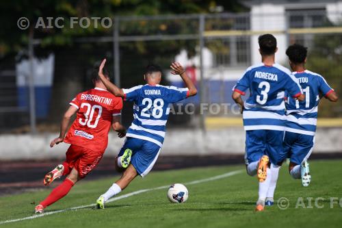 Mantova Marco Somma Pro Patria Jonathan Pitou Italian championship 2023 2024 Lega Pro 8 °Day Carlo Speroni match between Pro Patria 0-0 Mantova 