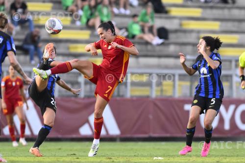 Roma Women Flaminia Simonetti Inter Women Ghoutia Karchouni Tre Fontane match between Roma Women 2-0 Inter Women Roma, Italy 