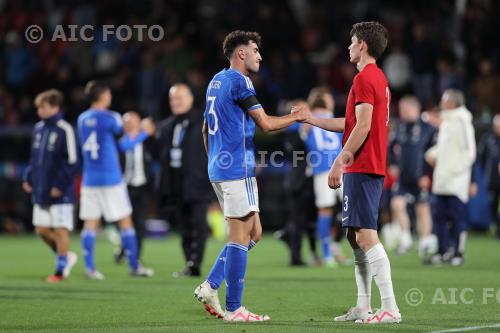 Italy U21 Halvor Rodolen Opsahl Norway U21 2023 Bolzano, Italy. 