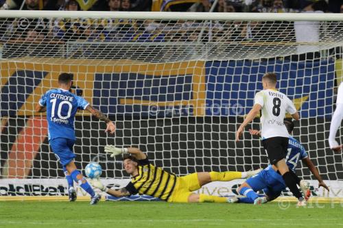 Parma Alessandro Bellemo Como Patrick Cutrone Italian championship 2023 2024  Serie B 10 °Day Ennio Tardini match between Parma 2-1 Como 