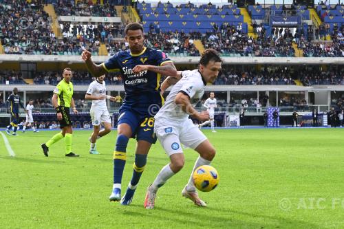 Napoli Cyril Ngonge Hellas Verona 2023 Verona, Italy 