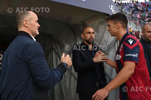 Bologna Marco Di Vaio Bologna Nikola Moro Renato Dall Ara match between Bologna 2-1 Frosinone Bologna, Italy 