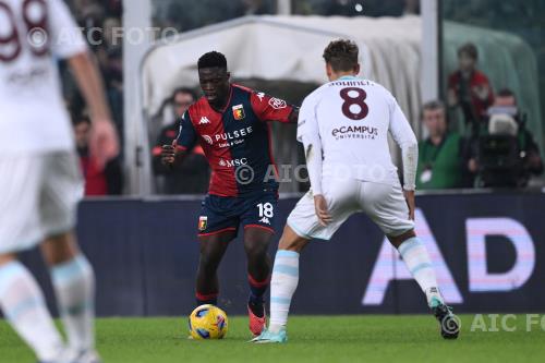 Genoa Emil Bohinen Salernitana 2023 Genova, Italy 