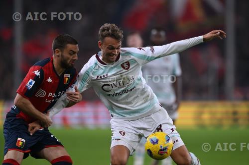 Salernitana Berkan Kutlu Genoa 2023 Genova, Italy 