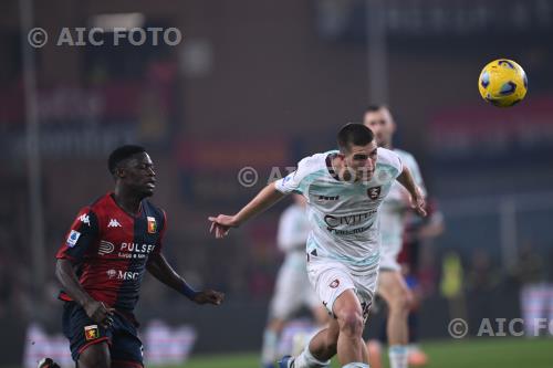Salernitana Caleb Ekuban Genoa 2023 Genova, Italy 