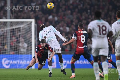 Genoa Chukwubuikem Ikwuemesi Salernitana Kevin Strootman Luigi Ferraris match between  Genoa 1-0 Salernitana Genova, Italy 
