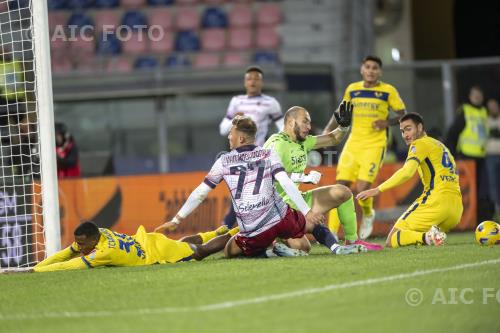 Bologna Diego Coppola Hellas Verona Simone Perilli Italian Championship Frecciarossa  Cup  2023 2024 Renato Dall Ara match between  Bologna 2-0 Hellas Verona Bologna, Italy 