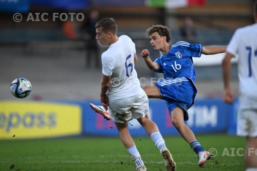 Italy U17 Vasileios Eleftheriadis Greece U17 2023 Forli, Italy. 