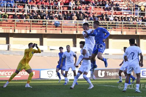 Italy U17 Efstathios Beleris Greece U17 2023 Forli, Italy. 