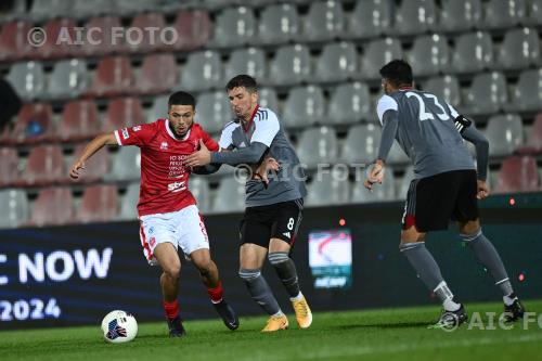 Triestina Arensi Rota Alessandria Simone Ciancio Giuseppe Moccagatta match between Alessandria 0-3 Triestina Alessandria , Italy 