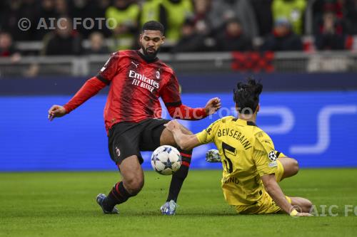 Milan Ramy Bensebaini Borussia Dortmund 2023 Milano, Italy 