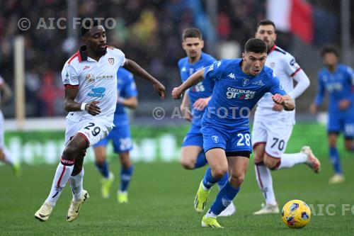 Empoli Antoine Makoumbou Cagliari 2024 Empoli, Italy 