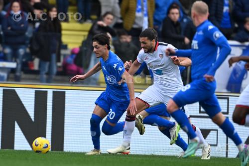 Empoli Alberto Dossena Cagliari Ardian Ismajli Carlo Castellani match between    Empoli  0-1 Cagliari Empoli, Italy 