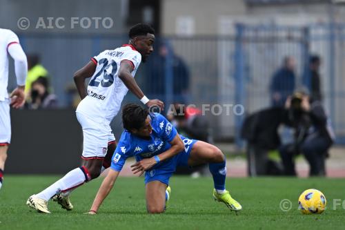 Empoli Antoine Makoumbou Cagliari 2024 Empoli, Italy 