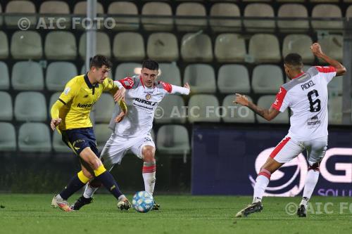 Modena Luca Ravanelli Cremonese Charles Pickel Alberto Braglia match between Modena 0-1 Cremonese Modena, Italy 