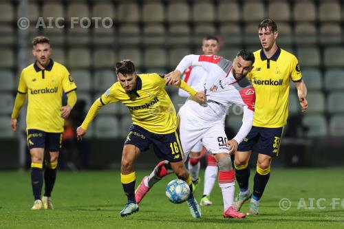 Modena Massimo Coda Cremonese Cristian Cauz Alberto Braglia match between Modena 0-1 Cremonese Modena, Italy 
