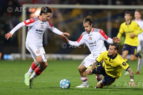 Cremonese Michele Castagnetti Cremonese Jacopo Manconi Alberto Braglia match between Modena 0-1 Cremonese Modena, Italy 