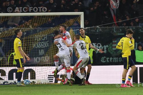 Cremonese Luca Ravanelli Cremonese Valentin Antov Alberto Braglia match between Modena 0-1 Cremonese Modena, Italy 