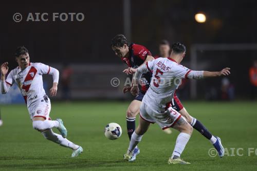 Virtus Verona Alex Redolfi Mantova Giacomo Fedel Danilo Martelli match between Mantova 4-0 Virtus Verona Mantova, Italy 