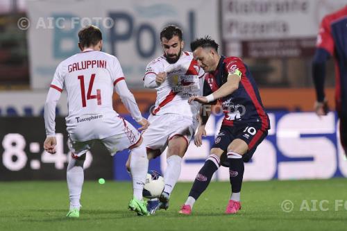 Mantova Dino Mehic Virtus Verona Simone Trimboli Danilo Martelli match between Mantova 4-0 Virtus Verona Mantova, Italy 