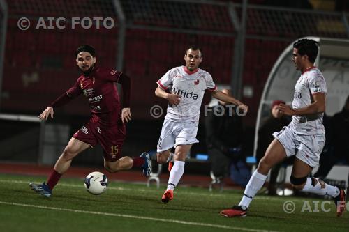 Pontedera Elia Visconti Lucchese Francesco Benassai Ettore Mannucci match between Pontedera  2-2  Lucchese Pontedera, Italy 