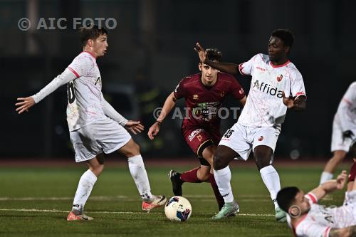 Lucchese Mattia Pretato Pontedera Philip Yeboah Ettore Mannucci match between Pontedera  2-2  Lucchese Pontedera, Italy 