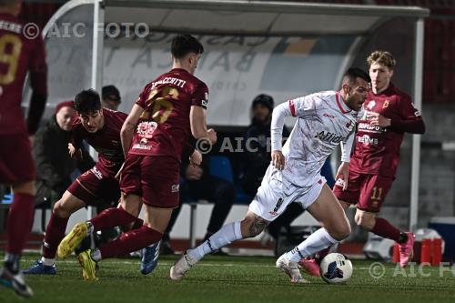 Lucchese Lorenzo Ignacchiti Pontedera Samuele Angori Ettore Mannucci match between Pontedera  2-2  Lucchese Pontedera, Italy 