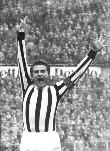 Juventus 1960-1961 italian championship 1960-1961 Italy. 