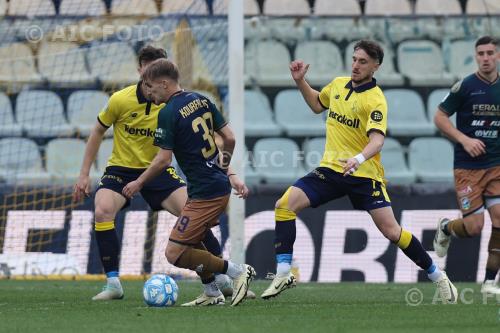 Feralpisalo Edoardo Duca Modena Cristian Cauz Alberto Braglia match between Modena 2-3 Feralpi Modena, Italy 