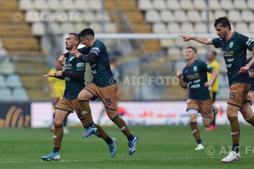 Feralpisalo Luca Fiordilino Feralpisalo Alessandro Pilati Alberto Braglia match between Modena 2-3 Feralpi Modena, Italy 