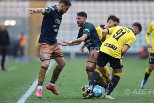 Feralpisalo Gaetano Letizia Feralpisalo Edoardo Duca Italian championship 2023 2024 Serie B 29°Day Alberto Braglia match between Modena 2-3 Feralpi 