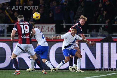 Bologna Alexis Sanchez Inter Nicolo Barella Renato Dall Ara match between Bologna 0-1 Inter Bologna, Italy 