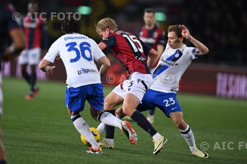 Inter Victor Kristiansen Bologna Nicolo Barella Renato Dall Ara match between Bologna 0-1 Inter Bologna, Italy 