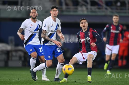 Bologna Alessandro Bastoni Inter Hakan Calhanoglu Renato Dall Ara match between Bologna 0-1 Inter Bologna, Italy 