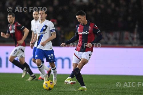 Bologna Nicolo Barella Inter 2024 Bologna, Italy 